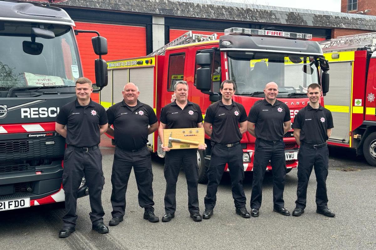 Watch Manager Chris Pearce has retired after 30 years. <i>(Image: Taunton Fire Station)</i>