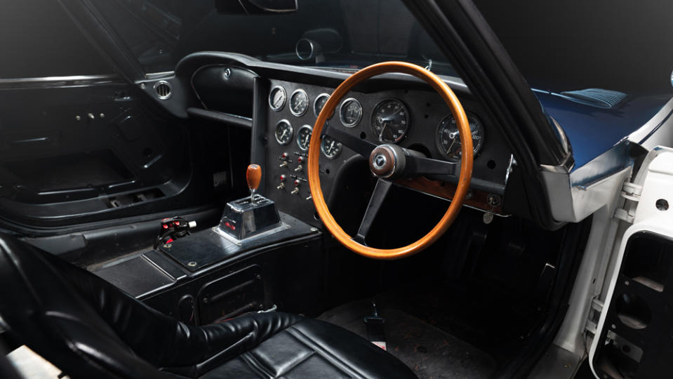 The interior of the Shelby-tuned 2000 GT - Credit: Photo by Josh Hway, courtesy of Gooding & Company.