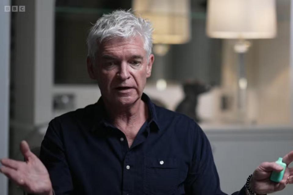 Piers Morgan said Phillip Schofield ‘looks right on the edge’ during his recent sitdown interview with the BBC (BBC)