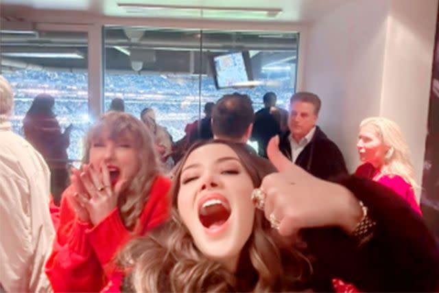 <p>tiktok</p> Taylor Swift and Keleigh Sperry