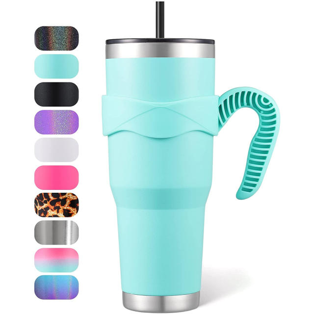 Stanley Adventure Quencher Travel Tumbler Straw Cup 40 oz Bay TikTok Trend  New