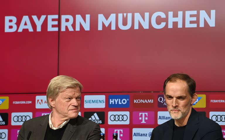 Oliver Kahn, presidente de Bayern Munich, en la presentación de Thomas Tuchel