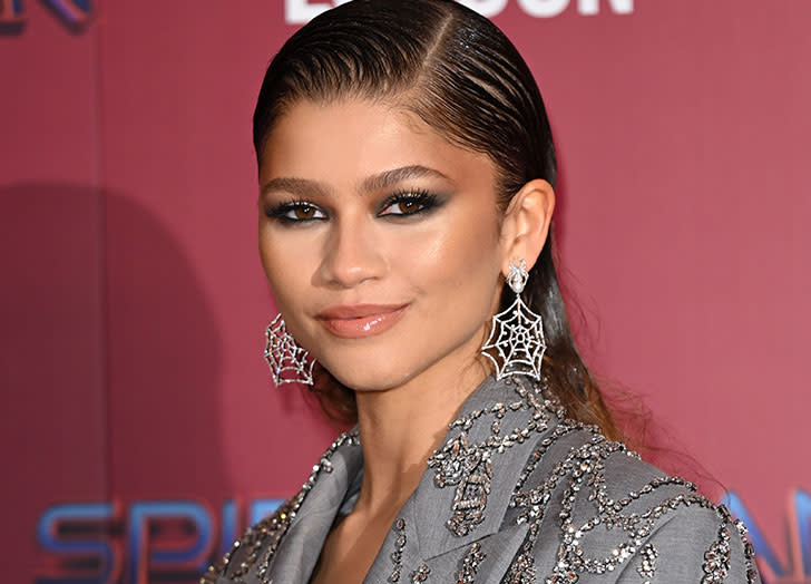 Zendaya Wears Spiderweb Earrings & Web-Like Ensemble to Kick Off ...