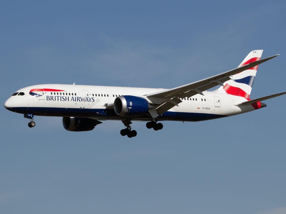 British Airways Boeing 787 Dreamliner