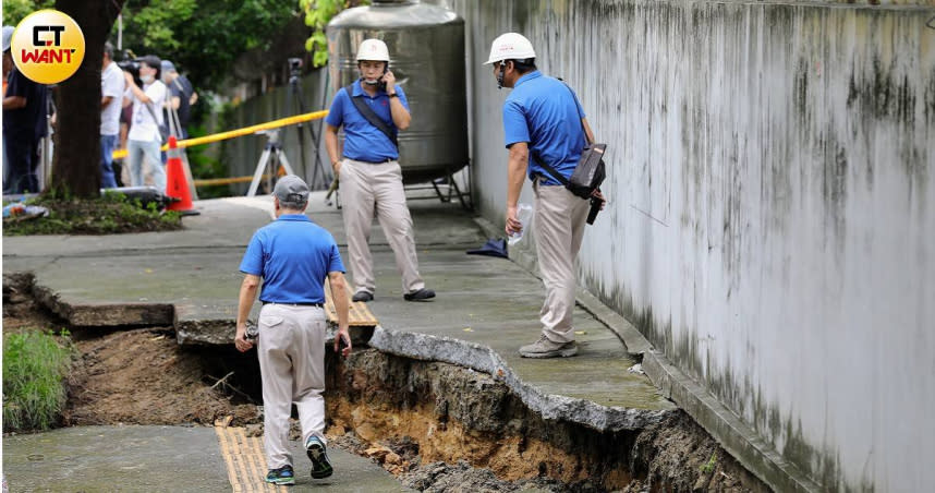 專家認為，這次「基泰大直」的施工鄰損事件會讓建商、營造商更繃緊神經在工地管控，但同時也可能會在成本掌控上更為保守。（圖／方萬民攝）