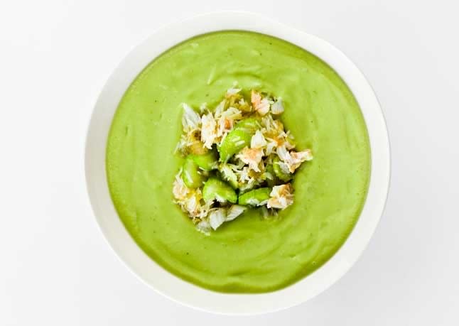 Avocado and Crab Soup