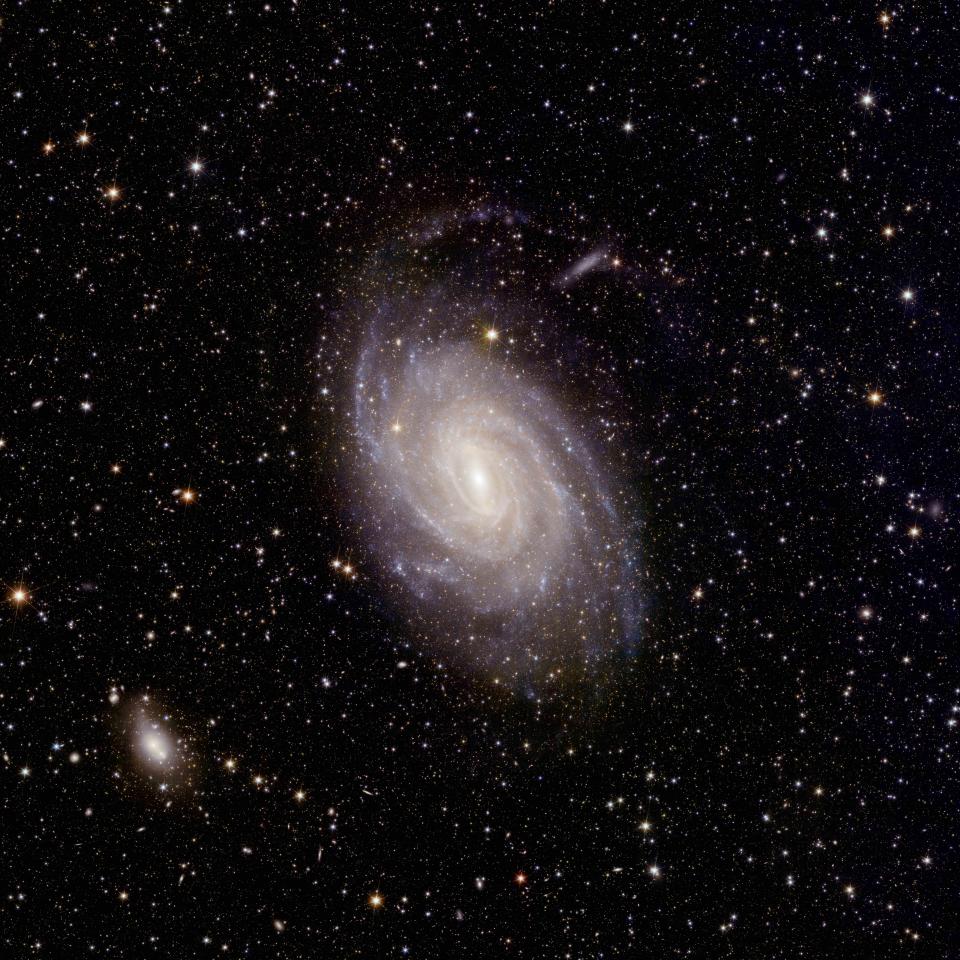 Handout image of spiral galaxy NGC 6744 as captured by the Euclid telescope. NGC 6744 is one of the largest spiral galaxies beyond our local patch of space