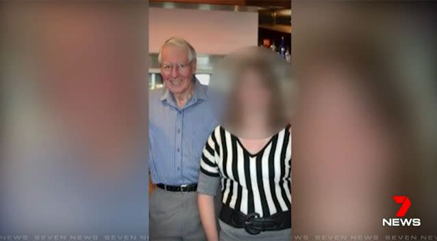 Mr Whitwill, pictured with his granddaughter. Photo: 7 News