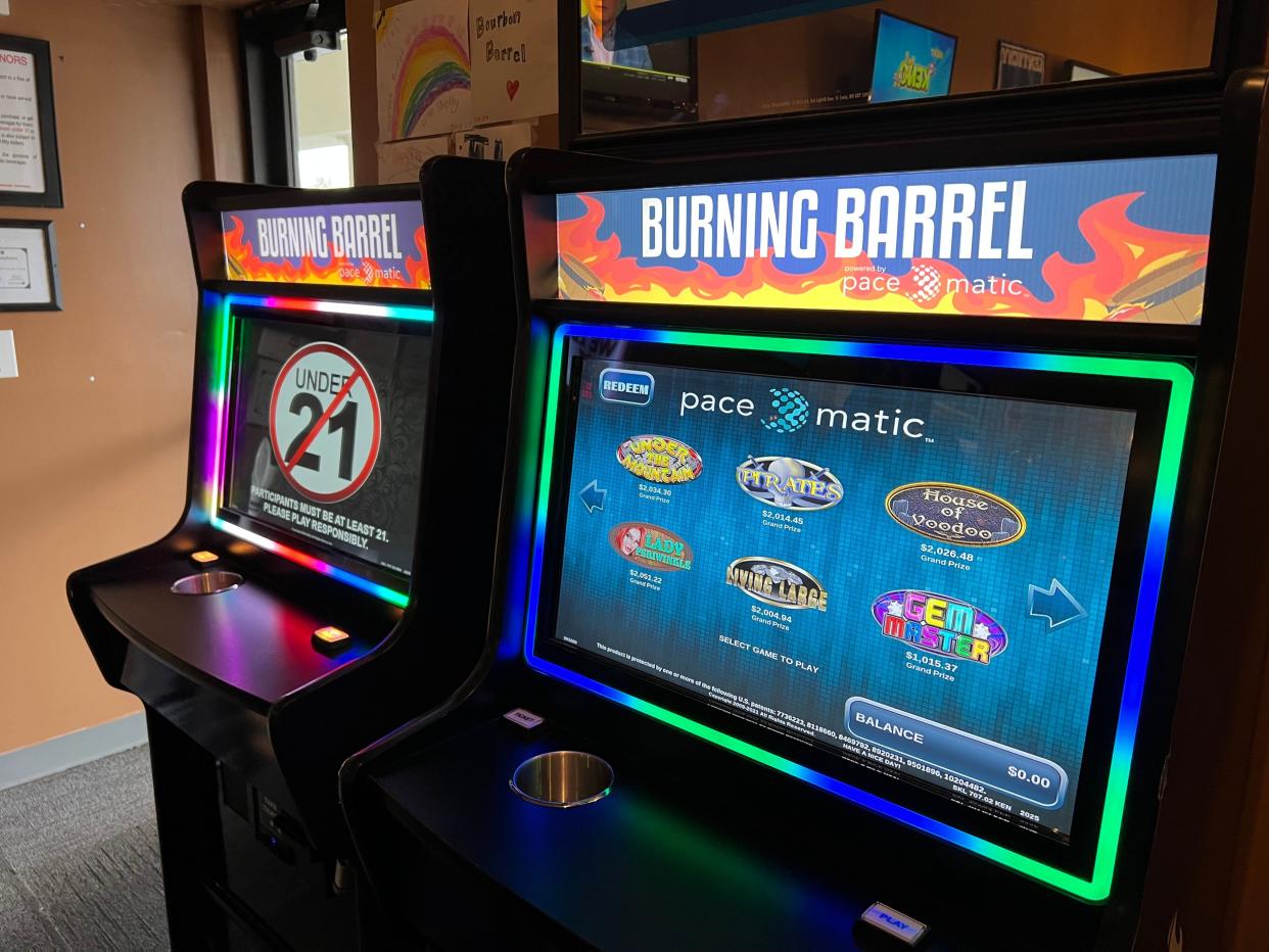 Some call them gray machines, and others call them games of skill. The "Burning Barrel" brand, by Georgia-based game company Pace-O-Matic, has popped up in convenience stores and other businesses in Jefferson County and elsewhere in Kentucky.