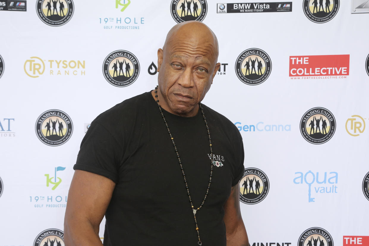 Tommy 'Tiny' Lister attends the Mike Tyson Standing United and the Tyson Ranch Celebrity Golf Tournament on Friday, Aug. 2, 2019, in Dana Point, Calif. (Photo by Willy Sanjuan/Invision/AP)