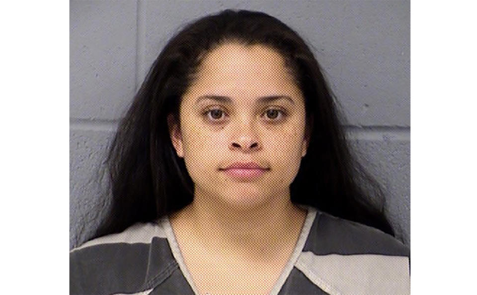 This photo provided by Austin Police Department shows Nina Thomas. Citing Austin, Texas, court documents, TMZ reported that Nina Thomas pulled a gun on Baltimore Ravens safety Earl Thomas in Texas on April 13, 2020. He eventually wrestled the weapon from her before police arrived. After getting word that the incident was soon to be made public, Thomas acknowledged late Thursday, May 6 in a video on his Instagram account that there was “an altercation between me and Nina." (Austin Police Department via AP)