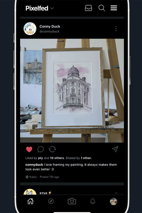 Pixelfed tiene funciones que recuerdan a Instagram.