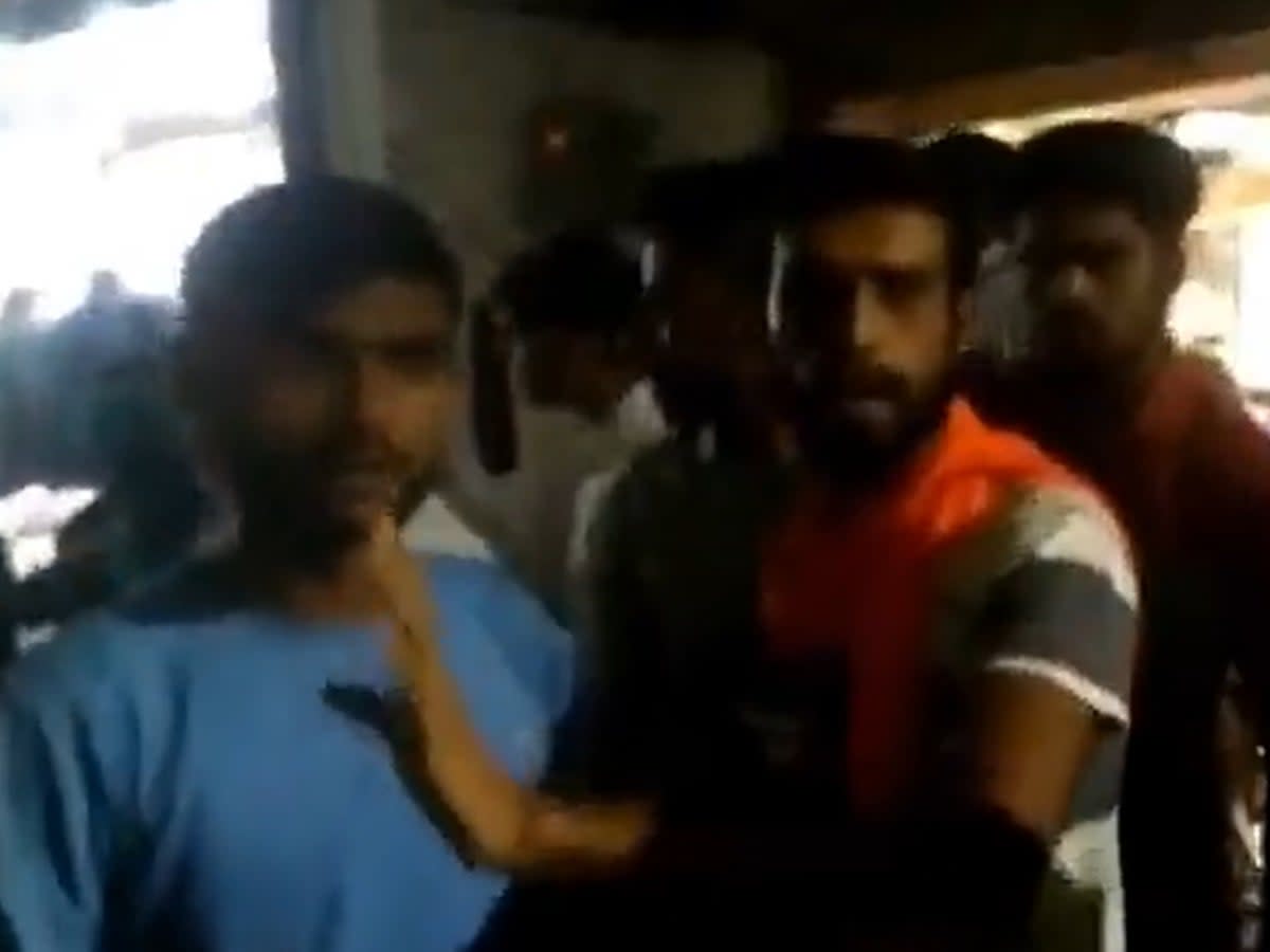 Video shows ruckus inside the mosque  (NDTV)