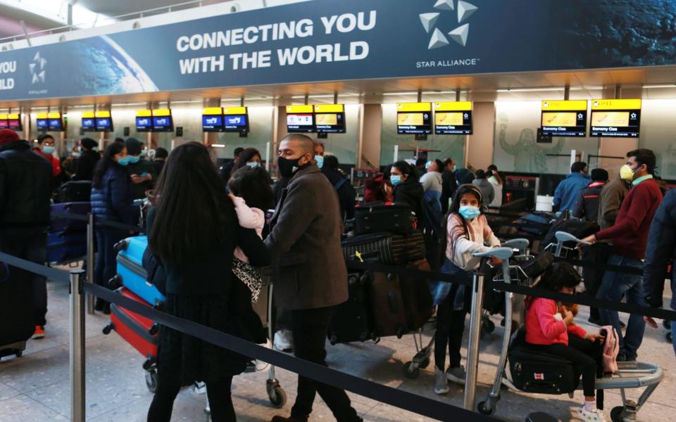 check in queues - getty