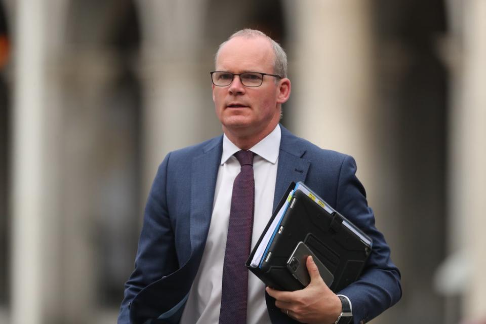 Irish Minister for Foreign Affairs Simon Coveney (PA) (PA Wire)