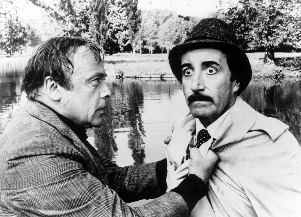 Herbert Lom and Peter Sellers