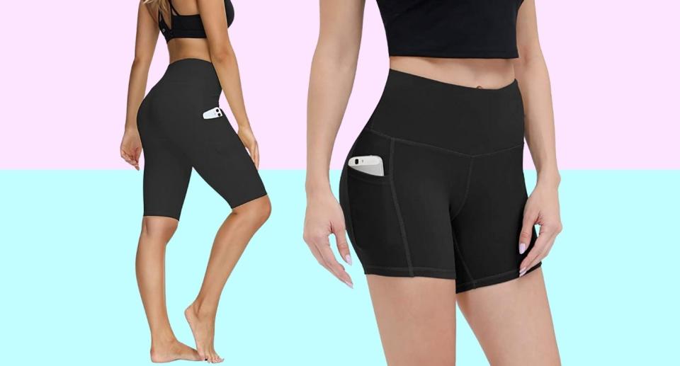 Along Fit's Yoga Shorts are backed by more than 1,400 reviews on Amazon. 