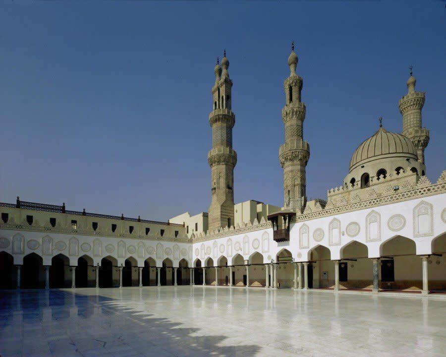 <em> 972</em><br>  "It is rare that a single monument embodies and symbolizes the history of a great city, and yet this is surely the case of Al-Azhar Mosque in Cairo."