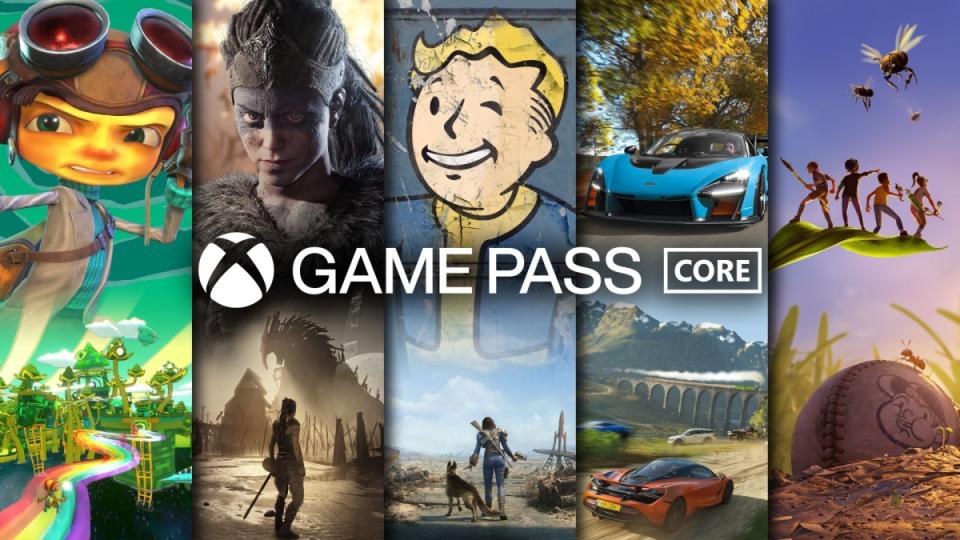 取代Xbox Live Gold的Xbox Game Pass Core訂閱服務，從即日起正式上線