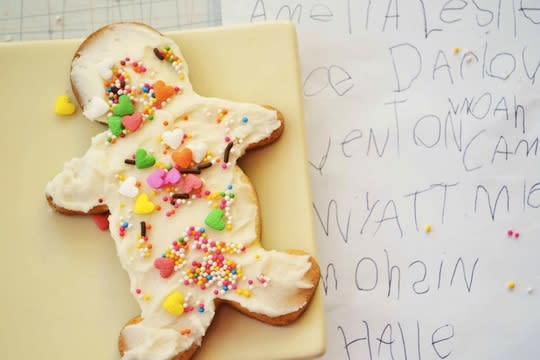 <div class="caption-credit"> Photo by: Julie Van Rosendaal</div><b>Kid-decorated Sugar Cookies <br></b> Take a classic sugar cookie recipe and then go all out with the toppings. We're talking icing, sprinkles, candy, nuts, chocolate chips, the works! Then let your kids (or yourself) go crazy! After all, who can resist a cookie that was lovingly prepared by little hands? <br> <a href="http://www.babble.com/best-recipes/15-deliciously-unique-ways-to-make-sugar-cookies/#classic-sugar-cookies" rel="nofollow noopener" target="_blank" data-ylk="slk:Get the recipe;elm:context_link;itc:0;sec:content-canvas" class="link "><i>Get the recipe</i></a> <br> <b><i><a href="http://www.babble.com/best-recipes/tis-the-season-8-ways-to-enjoy-eggnog-other-than-sipping-it/" rel="nofollow noopener" target="_blank" data-ylk="slk:Related: 8 ways to enjoy eggnog... that don't include drinking it!;elm:context_link;itc:0;sec:content-canvas" class="link ">Related: 8 ways to enjoy eggnog... that don't include drinking it!</a></i></b>