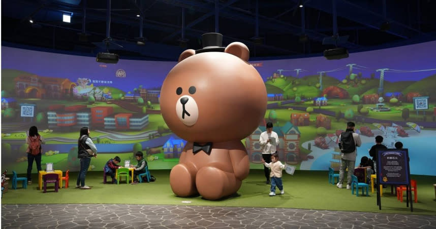 麗寶樂園推出全球唯一「熊大的麗寶小鎮」，是出國也玩不到的園區，今年春節連假適逢一周年慶，推出系列活動。（圖／翻攝自麗寶樂園臉書）