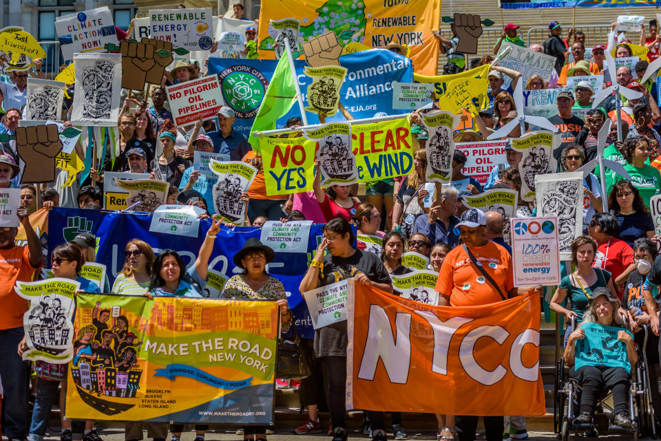 What&rsquo;s the single biggest way you can influence&nbsp;climate change? According to the NRDC, it&rsquo;s <a href="https://www.nrdc.org/stories/how-you-can-stop-global-warming" target="_blank">speaking up</a>. <br /><br />&ldquo;Talk to your friends and family, and make sure your representatives are making good decisions,&rdquo; Aliya Haq, deputy director of NRDC&rsquo;s Clean Power Plan Initiative, wrote in a blog post. &ldquo;The main reason elected officials do anything difficult is because their constituents make them.&rdquo;&nbsp;&nbsp;<br /><br />In the coming months and years, &ldquo;there will be mass mobilizations that folks should join to push back against Trump&rsquo;s regressive policies and hateful rhetoric,&rdquo; said 350.org&rsquo;s Meiman. &ldquo;Folks can engage online by joining online actions, signing petitions and contributing their voice on social media to push back on Trump&rsquo;s agenda.&rdquo;<br /><br />You can also&nbsp;participate in protests in your&nbsp;area or join and support local nonprofits in their&nbsp;fight against climate change.