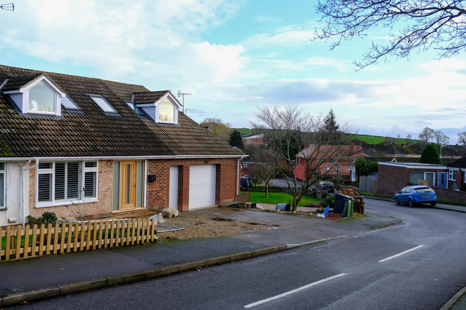 The homeowners, named as Mr and Mrs Hyam on their application, had built a side extension to their house which was just four inches shorter than the height of the bungalow. (SWNS)