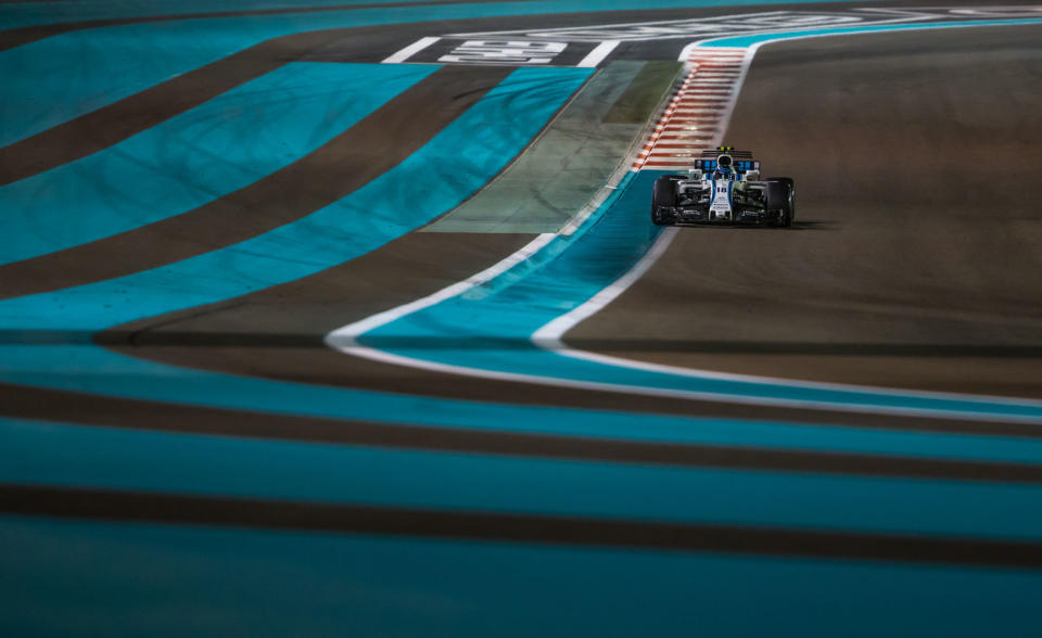 <p>The 18-year-old became the youngest rookie to reach the podium in Formula One when he placed third at the Azerbaijan Grand Prix. (Photo by Robert Szaniszló/NurPhoto via Getty Images) </p>