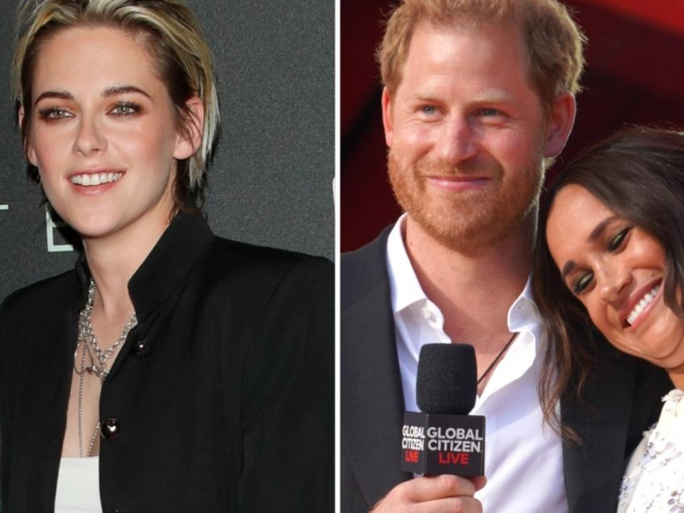 Über den aktuellen Wohnort von Harry und Meghan wusste Kristen Stewart offenbar nicht Bescheid. (Bild: carrie-nelson/ImageCollect / imago/ZUMA Wire)