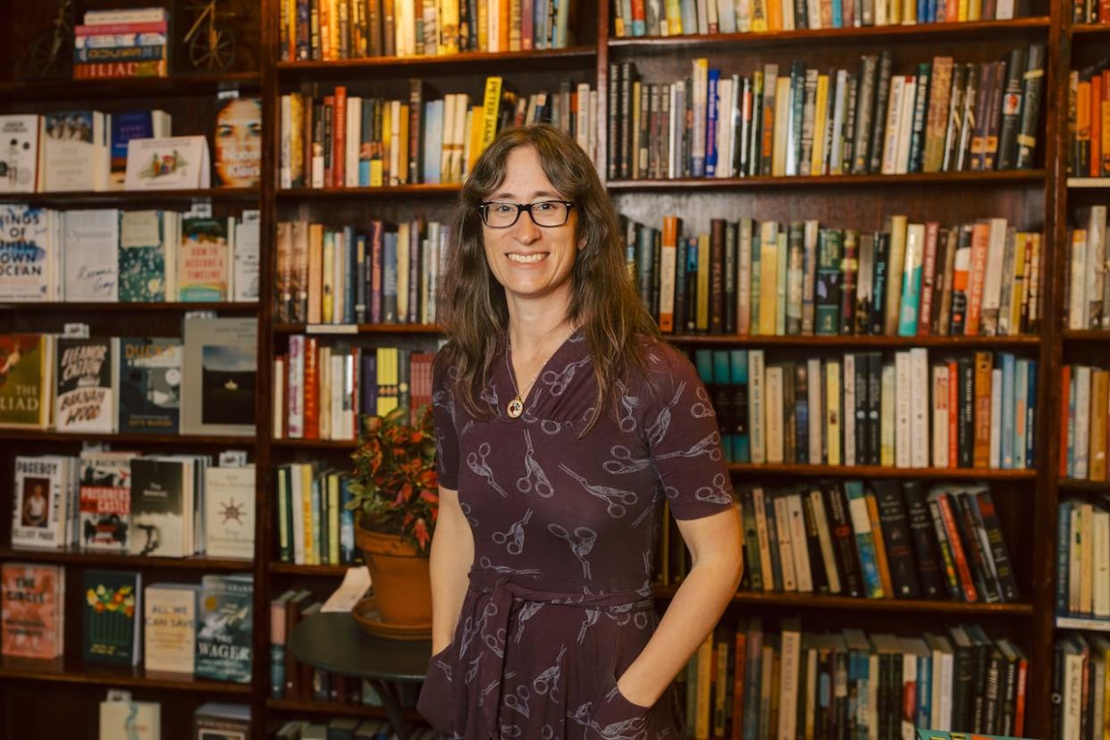 Charlotte Ashley owns Trident Booksellers and Café in downtown Halifax. (Mel Hattie - image credit)