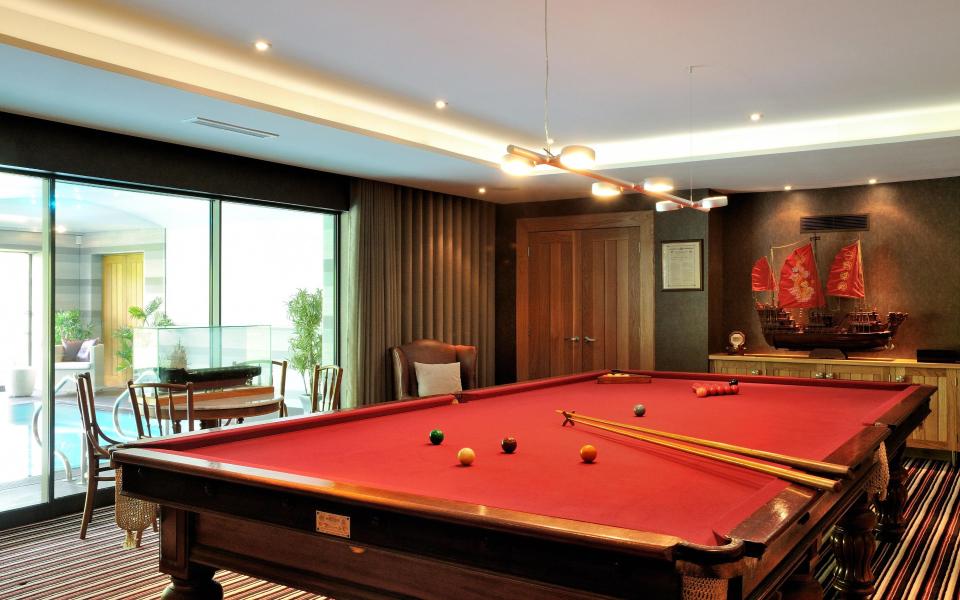 The games room in North Cassochie