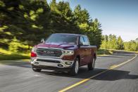 <p>Half-ton pickups with diesel engines are still an emerging market niche. The <a href="https://www.caranddriver.com/ram/1500" rel="nofollow noopener" target="_blank" data-ylk="slk:Ram 1500;elm:context_link;itc:0;sec:content-canvas" class="link ">Ram 1500</a> pioneered the segment for 2014 when it introduced the Italian-made VM Motori 3.0-liter turbo-diesel as an option and branded it EcoDiesel. That engine has evolved into its third generation and is now rated at 260-horsepower and 480 lb-ft of peak torque. It's backed by an eight-speed automatic transmission and is a $4995 option on the entire range of Ram 1500 pickups from the Tradesman work truck to the luxurious Limited.</p><ul><li>Base price: $39,285</li><li>Engine: 260-hp turbocharged 3.0-liter diesel V-6 engine, 8-speed automatic transmission</li><li>EPA Fuel Economy combined/city/highway: 26/23/33 mpg (2WD HFE)</li><li>Max Towing: 12,560 lb</li></ul><p><a class="link " href="https://www.caranddriver.com/ram/1500" rel="nofollow noopener" target="_blank" data-ylk="slk:MORE RAM 1500 SPECS;elm:context_link;itc:0;sec:content-canvas">MORE RAM 1500 SPECS</a></p>