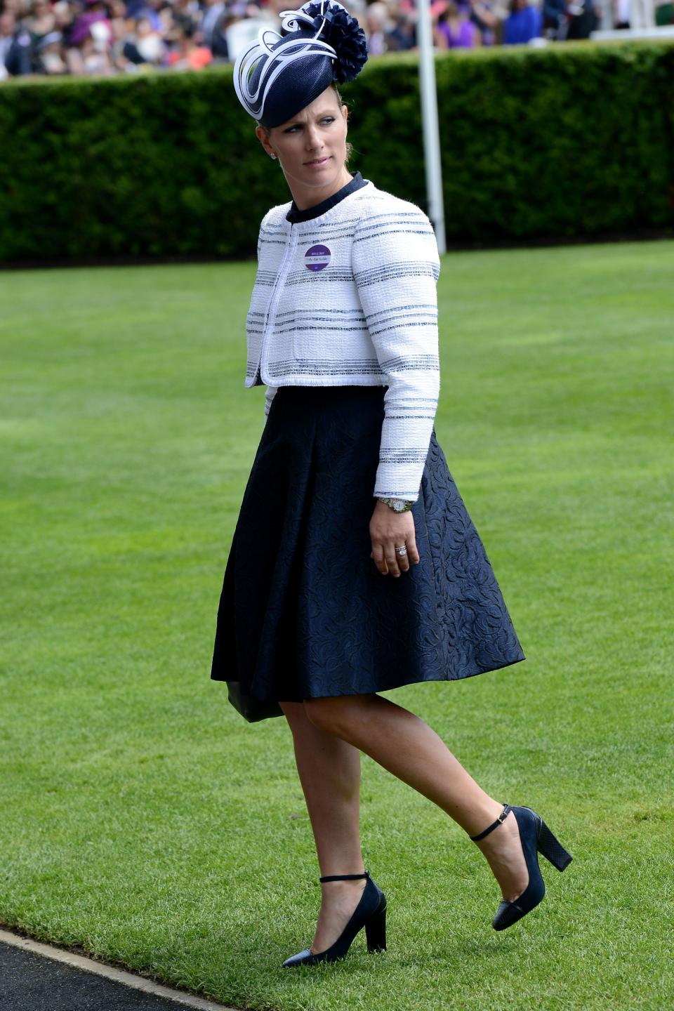 ASCOT, ENGLAND - JUNE 19: Zara Tindall attends Royal Ascot 2015 at Ascot racecourse on June 19, 2015 in Ascot, England. (Photo by Kirstin Sinclair/Getty Images for Ascot Racecourse)