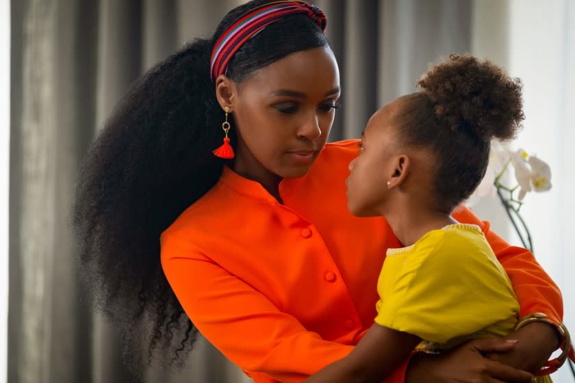 Janelle Monae and London Boyce in "Antebellum."