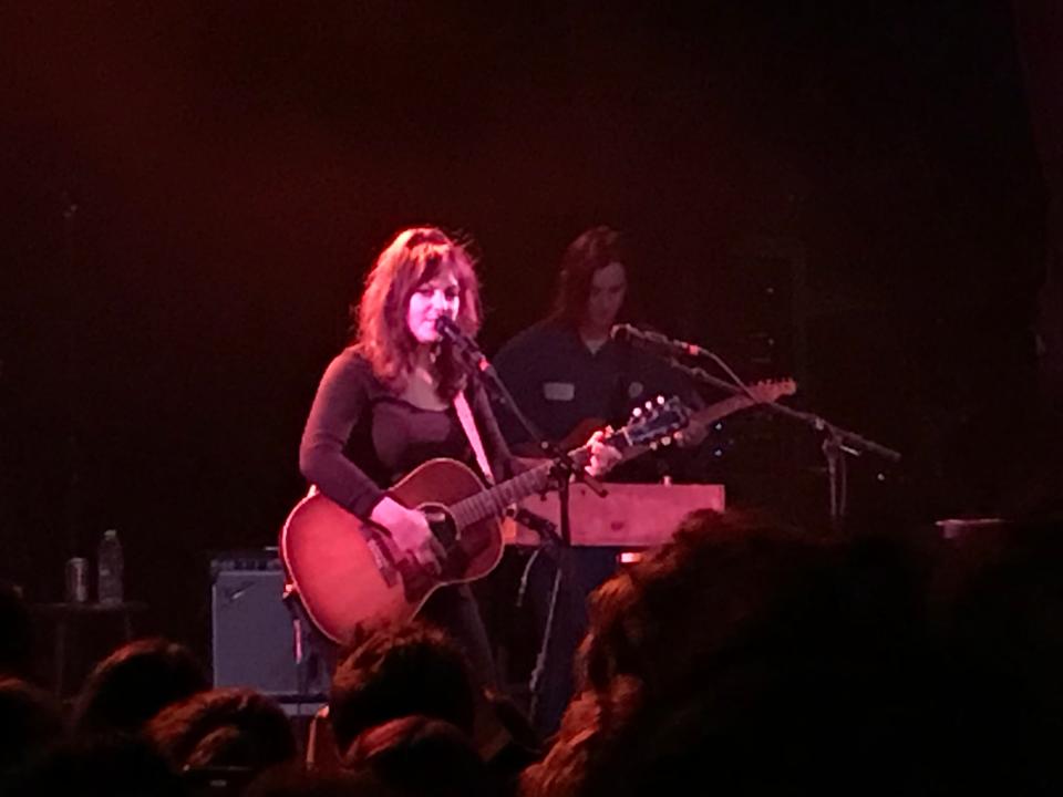 Angel Olsen at a sold-out Mr. Smalls Theatre.