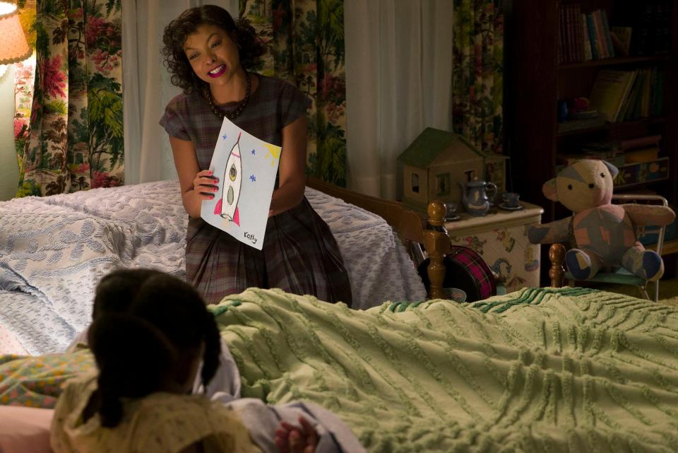 Math genius Katherine Johnson (Taraji P. Henson) is key to America staying competitive in the Space Race in "Hidden Figures."