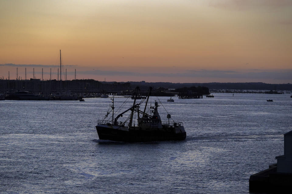 A British fishing vessel has been detained off the coast of France. (PA)