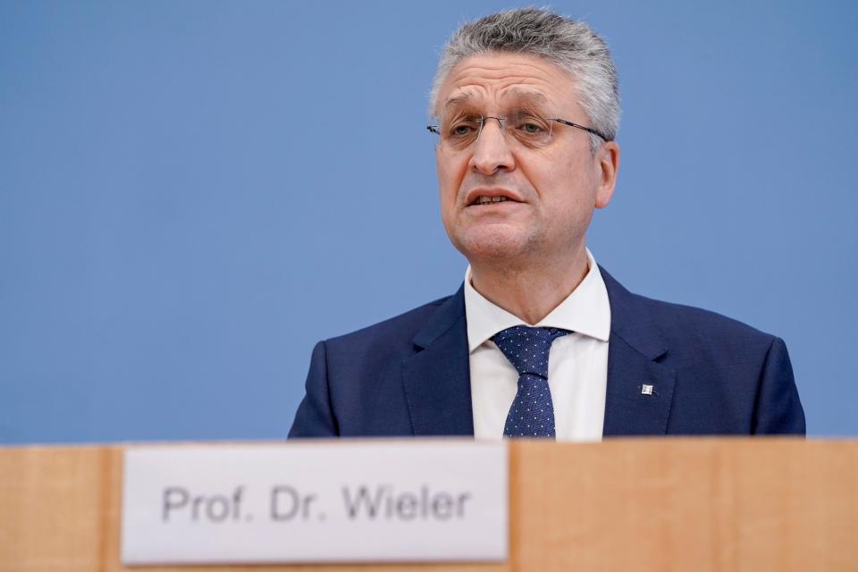 Lothar Wieler, Präsident des Robert Koch-Instituts, informiert über die aktuelle Corona-Lage.