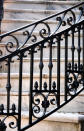 <div class="caption-credit"> Photo by: iStockphoto</div>Element 3: Wrought iron curtain rods, balcony and stairs rails. <br>