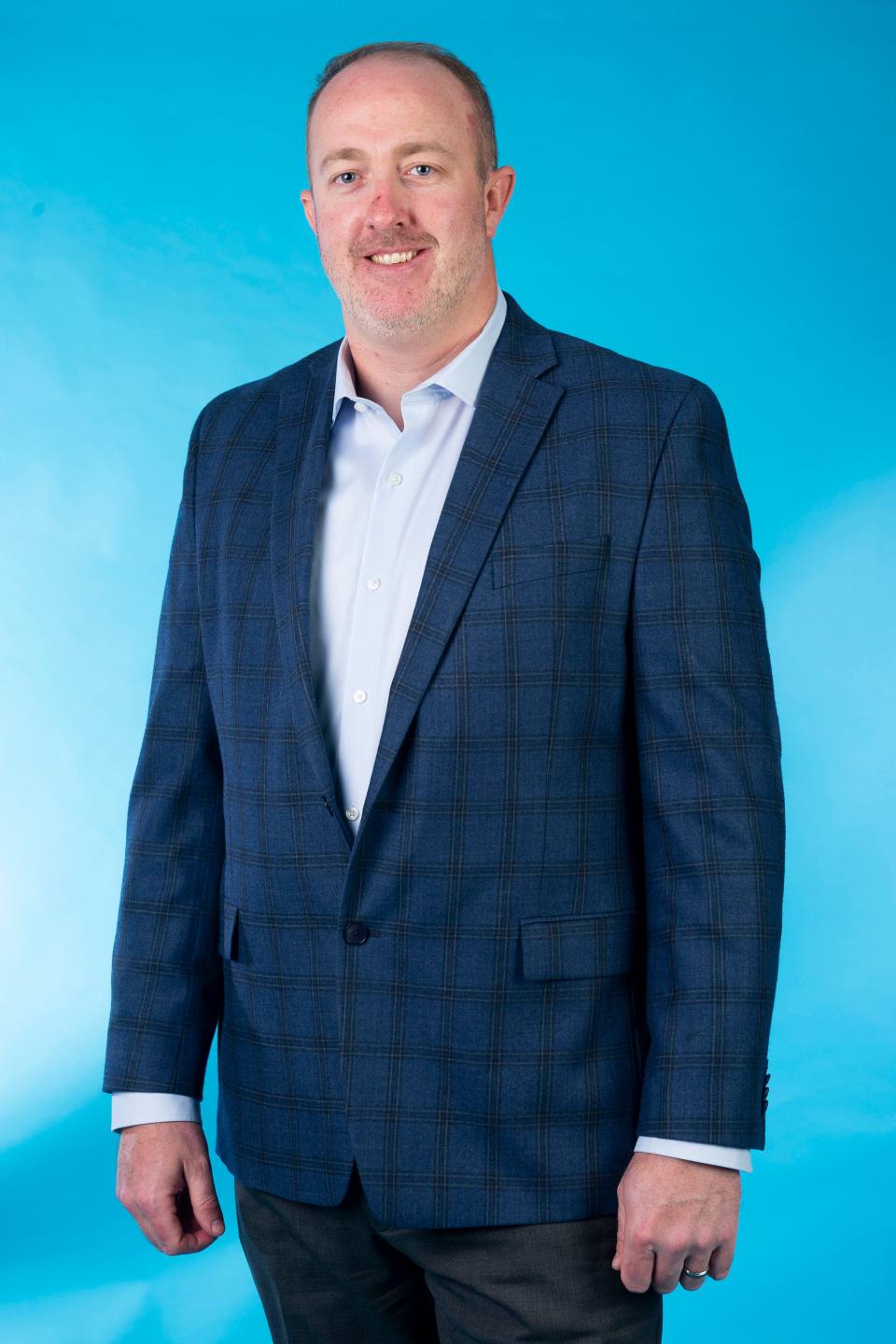 James Hatfield, Redevelopment and Real Estate Director, Knoxville's Community Development Corporation, 40 under 40 Class of 2021. Pictured in Knoxville, Tenn. on Wednesday, Nov. 3, 2021.