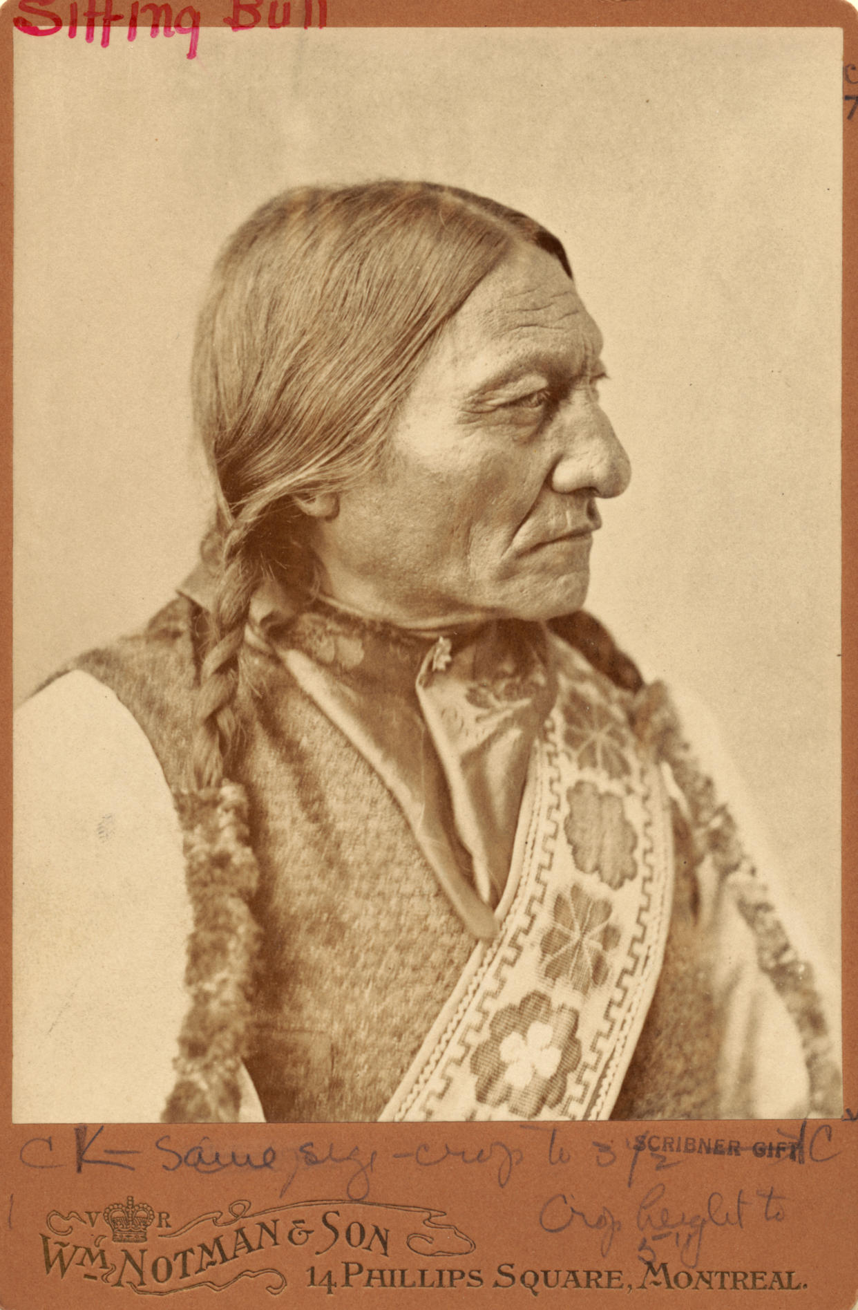 Sitting Bull circa 1885. (Smithsonian Institute)