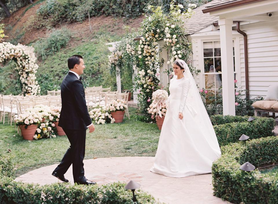 Inside Nicolas Bijan and Roxy Sowlaty's Elegant Backyard Wedding in Beverly Hills