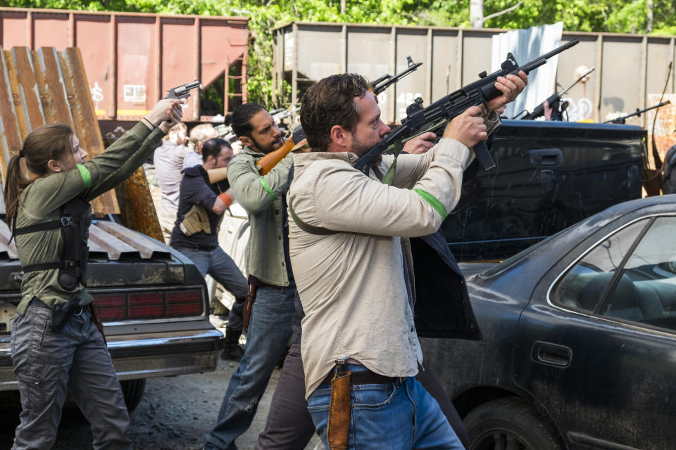 <p>Katelyn Nacon as Enid in AMC’s <i>The Walking Dead</i>.<br>(Photo: Gene Page/AMC) </p>