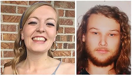 Chynna Deese and her boyfriend Lucas Fowler are seen in undated photos issued by the RCMP