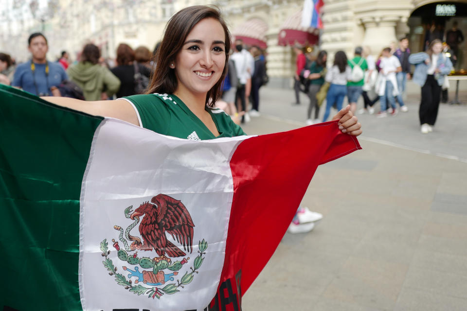 Photogenic fans of the World Cup