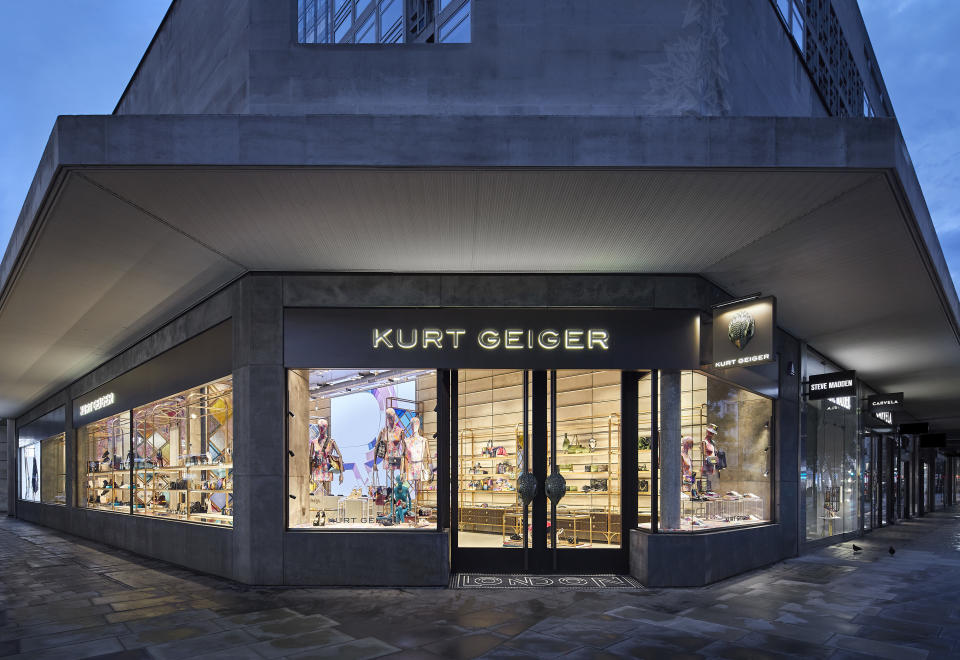 Kurt Geiger’s new Oxford Street store.