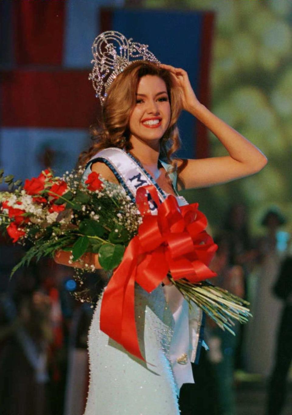 <p>Alicia Machado was the fourth Venezuelan to win Miss Universe. She has since spoken out against Donald Trump, who owned the pageant at the time. </p>