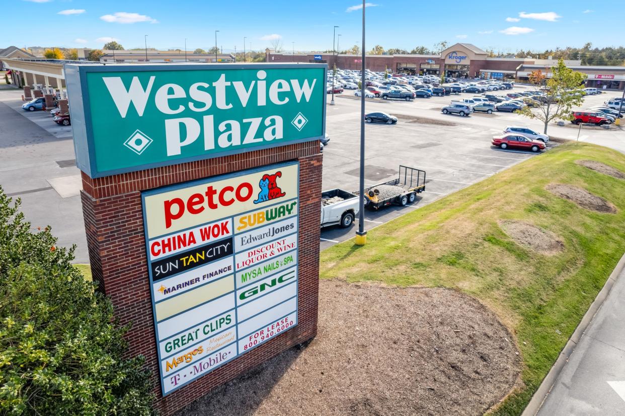 Westview Plaza in Lebanon along West Main Street.