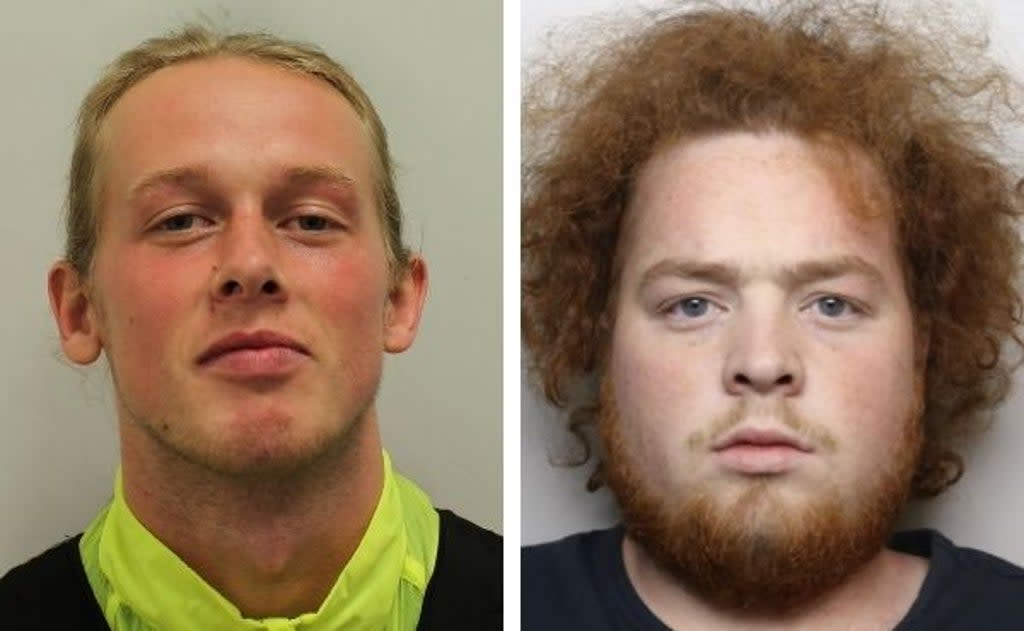 George Goddard (left) Joe Jobson (right) are being traced by police  (Essex Police)