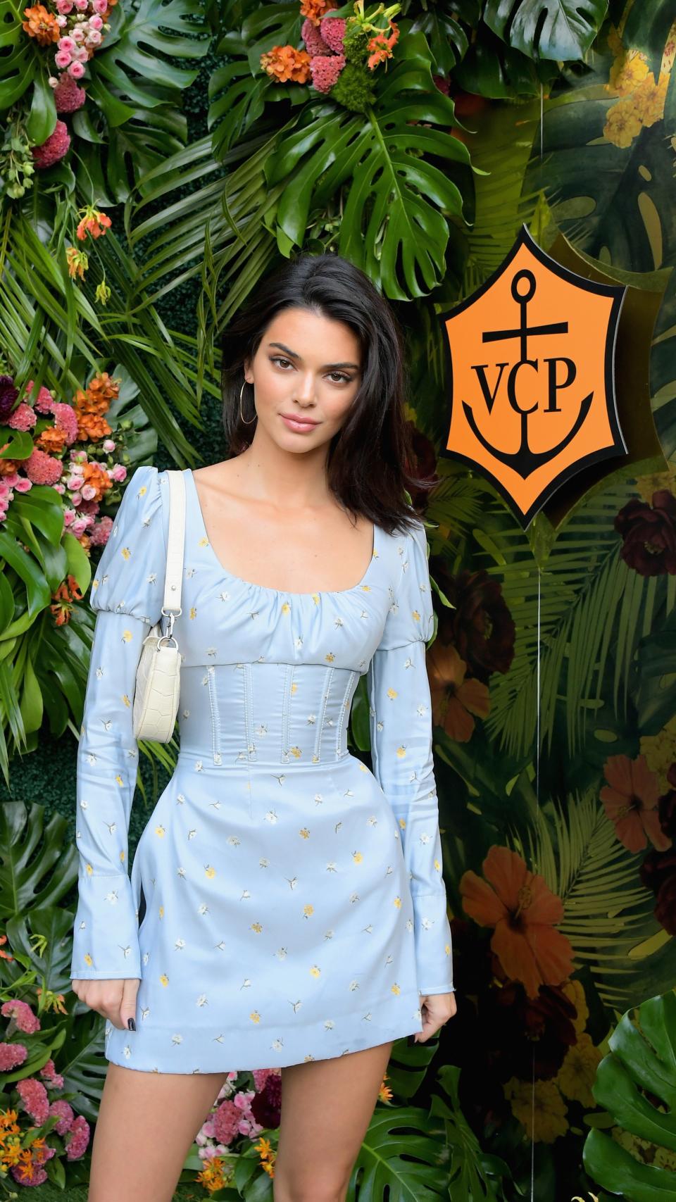 PACIFIC PALISADES, CA - OCTOBER 06:  (EDITORS NOTE: Retransmission with alternate crop.) Kendall Jenner attends the Ninth-Annual Veuve Clicquot Polo Classic Los Angeles at Will Rogers State Historic Park on October 6, 2018 in Pacific Palisades, California.  (Photo by Charley Gallay/Getty Images for Veuve Clicquot)